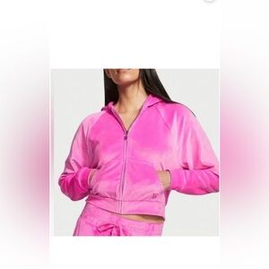 Victoria’s Secret Pink Velour Tracksuit size Large